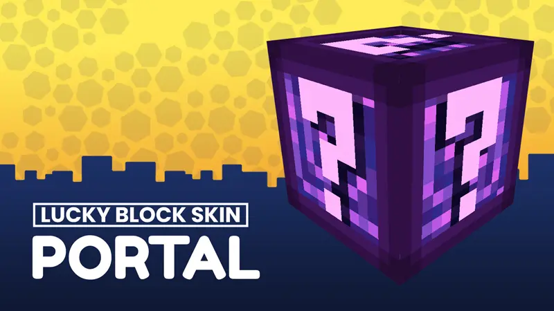 Portal - Lucky Block Skin