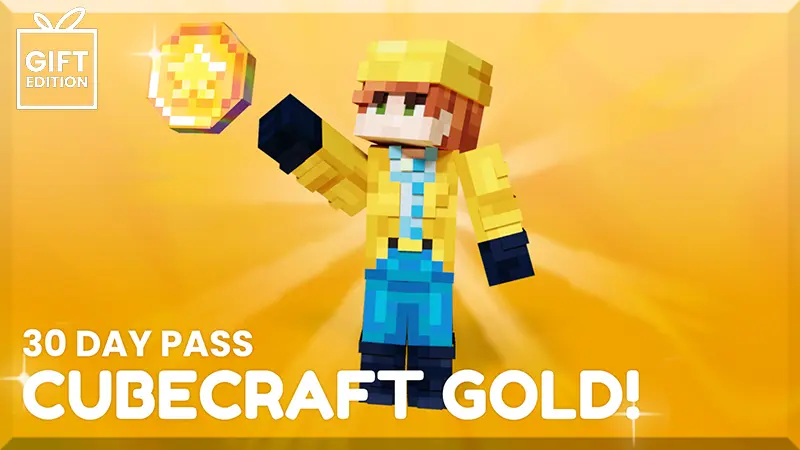 CubeCraft Gold Gift - 30 Day Pass