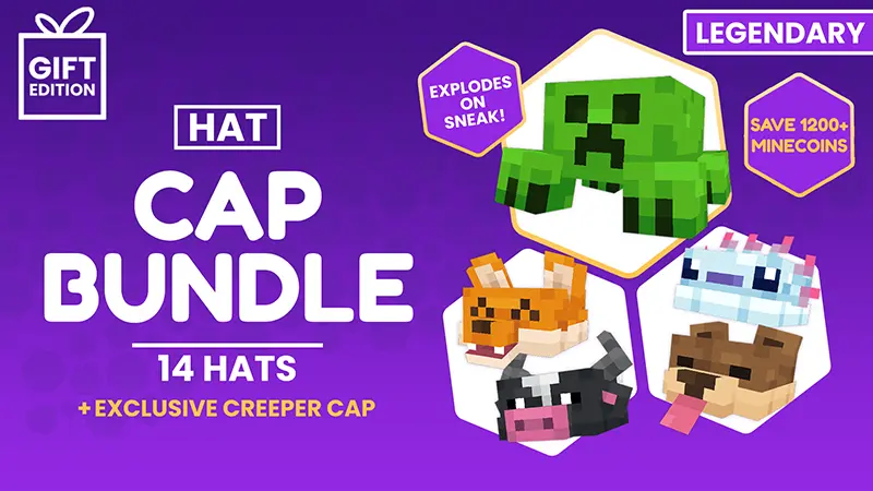 Animal Caps Hat Bundle - Gift