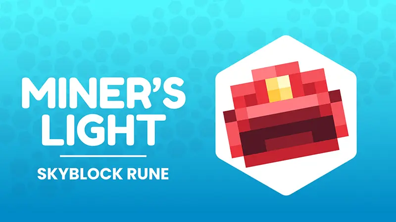 Miner's Light - Skyblock Rune