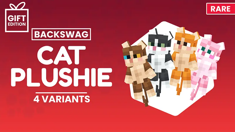 Cat Plushie Backswag - Gift